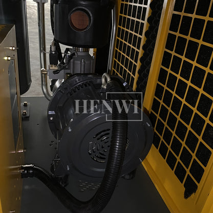 Henwi HWAM-7.5-15KW Rotary Screw Air Compressors Permanent Magnet Screw Variable Frequency Air Compressor