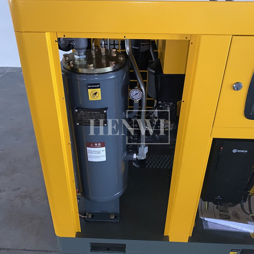 Henwi HWAM-7.5-15KW Rotary Screw Air Compressors Permanent Magnet Screw Variable Frequency Air Compressor