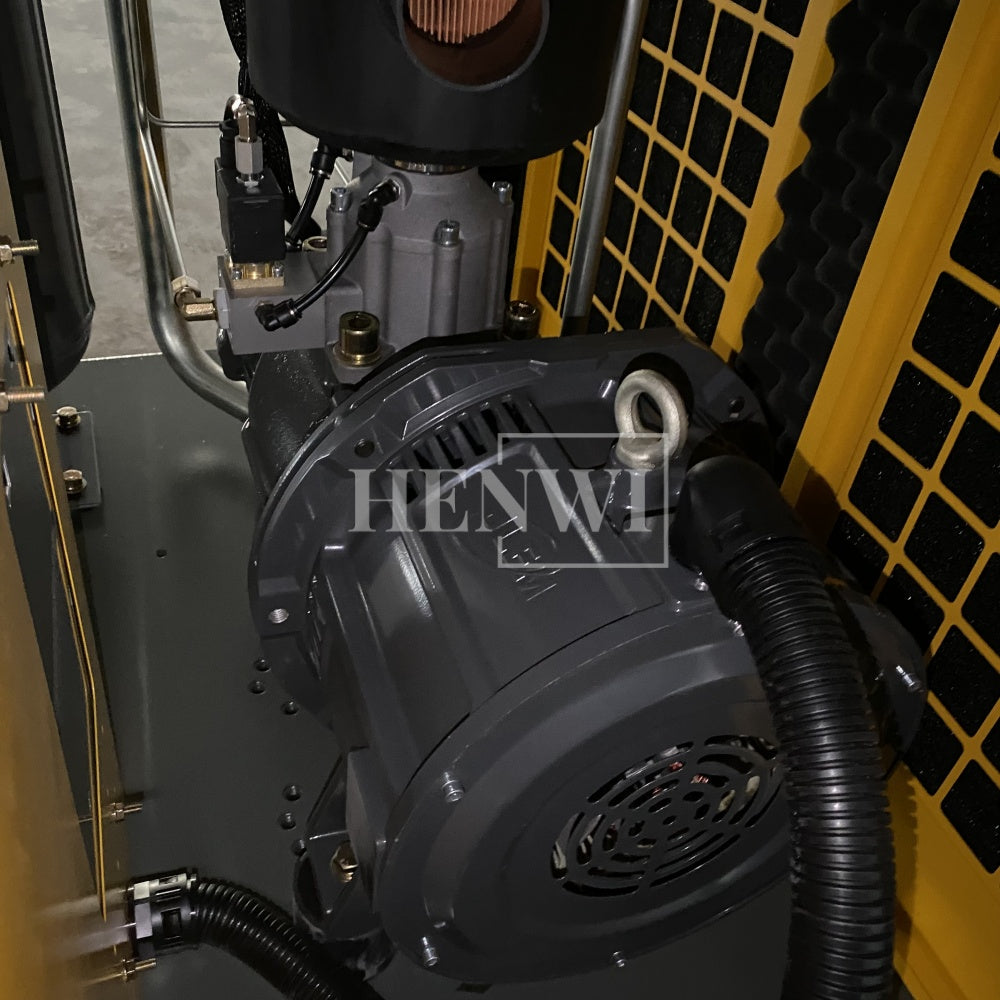 Henwi HWAM-7.5-15KW Rotary Screw Air Compressors Permanent Magnet Screw Variable Frequency Air Compressor