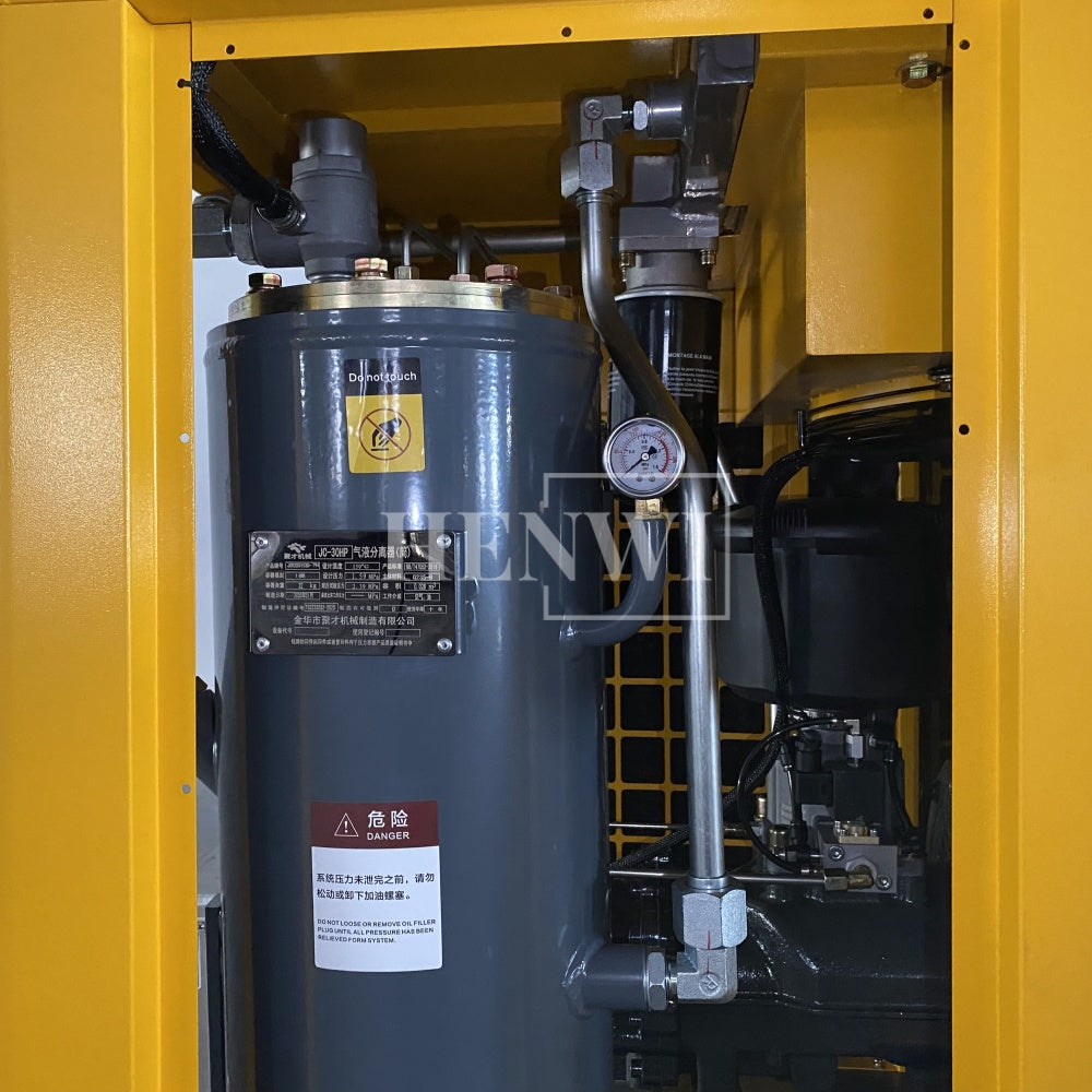 Henwi HWAM-7.5-15KW Rotary Screw Air Compressors Permanent Magnet Screw Variable Frequency Air Compressor