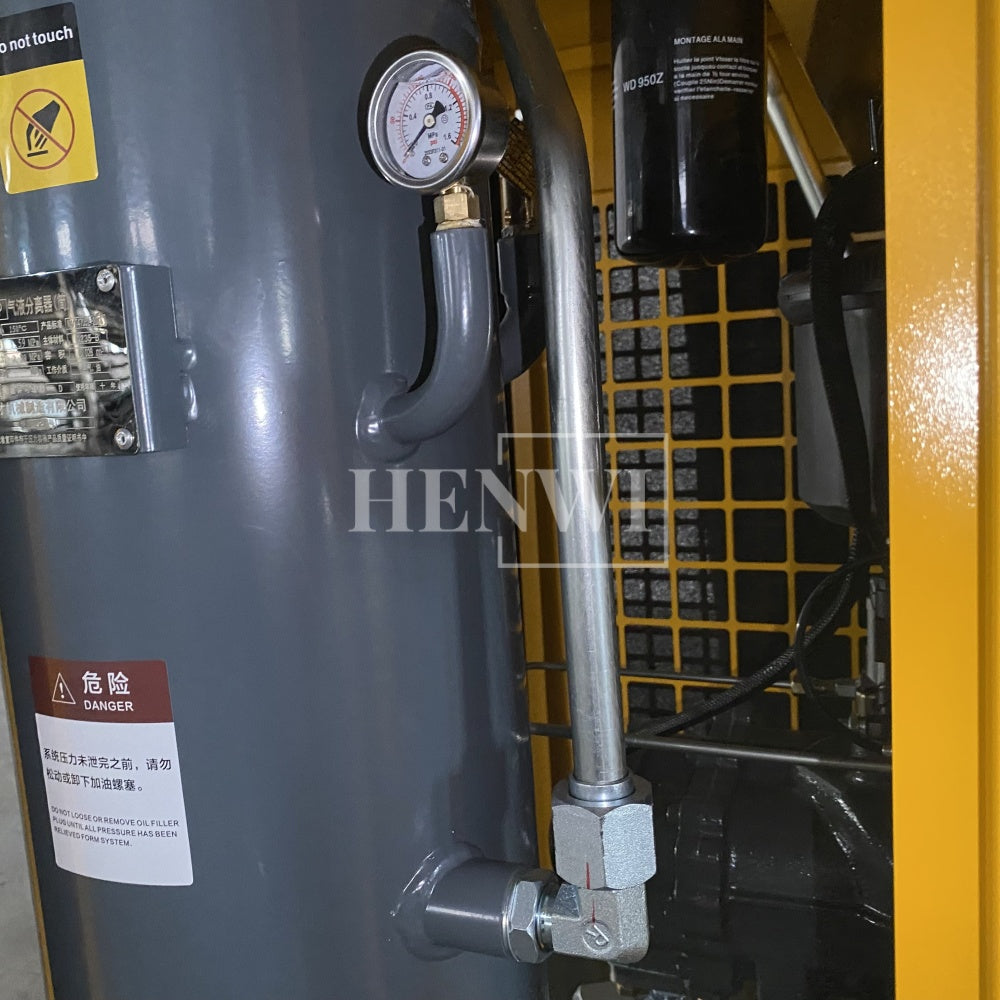 Henwi HWAM-7.5-15KW Rotary Screw Air Compressors Permanent Magnet Screw Variable Frequency Air Compressor