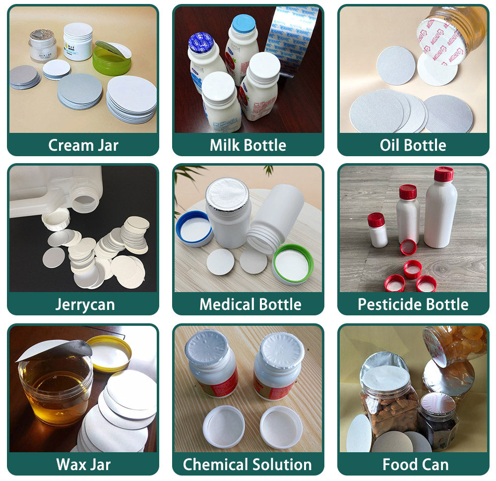 Henwi HWAM-Air Cooling Induction Sealer Aluminum Foil Electromagnetic Induction Sealing Machine For Plastic Glass Bottle Jar And Plastic Cap