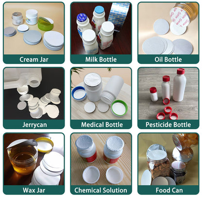 Henwi HWAM-Air Cooling Induction Sealer Aluminum Foil Electromagnetic Induction Sealing Machine For Plastic Glass Bottle Jar And Plastic Cap