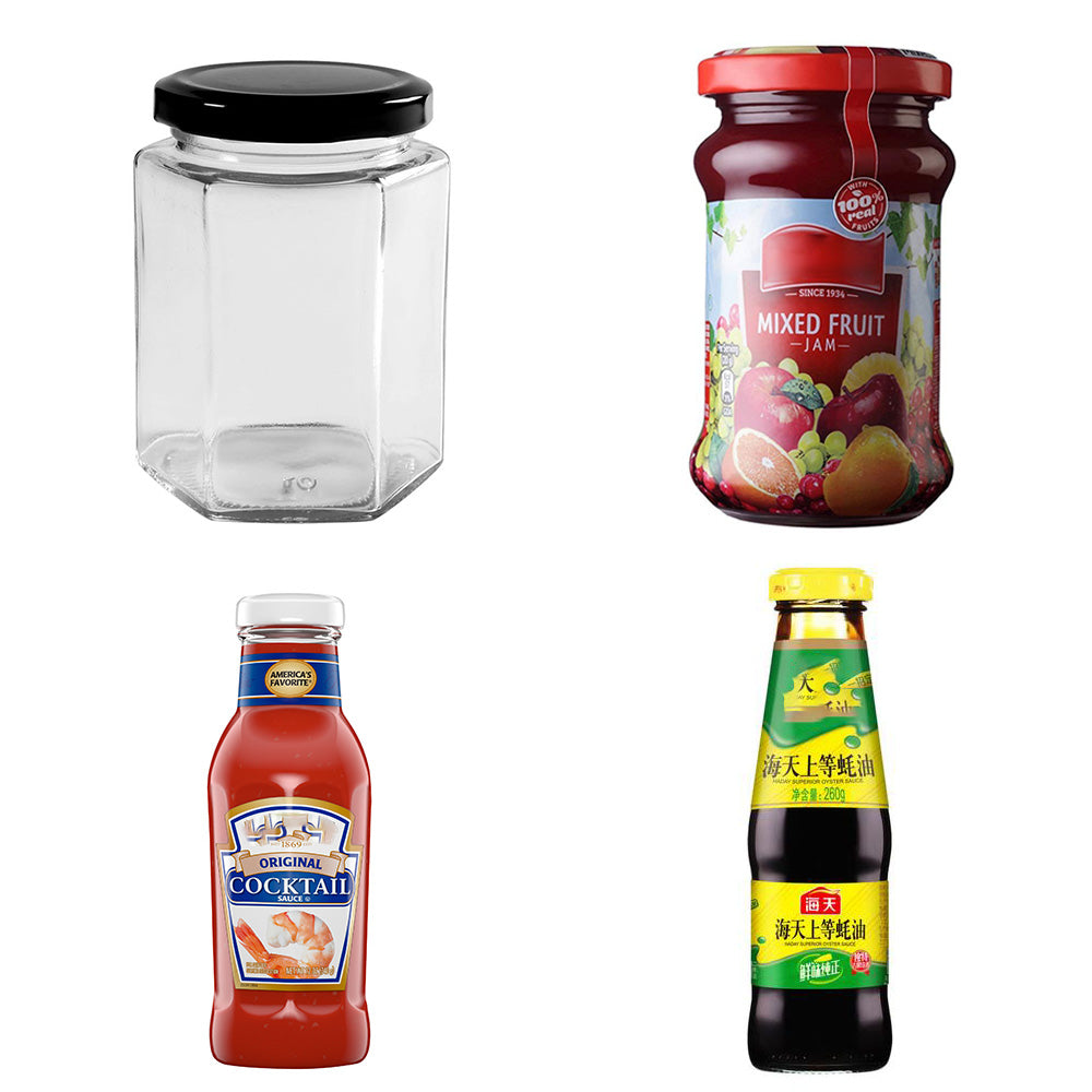 Henwi HWCM-VSC Vacuum Steam Cap Glass Bottle Tinplate Lid Capping Sealing Machine Metal Lid Capper Sealer Machine