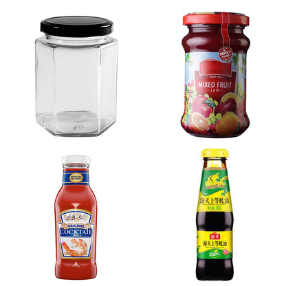 Henwi HWCM-VSC Vacuum Steam Cap Glass Bottle Tinplate Lid Capping Sealing Machine Metal Lid Capper Sealer Machine