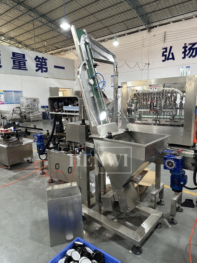 Henwi HWCM-GTC Glass Bottle Tinplate Cap Sealing Machine Bottle Screwing Capping Sealing Machine Cover Sealer