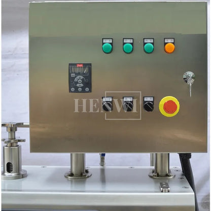 Henwi HWCM-VSC Vacuum Steam Cap Glass Bottle Tinplate Lid Capping Sealing Machine Metal Lid Capper Sealer Machine