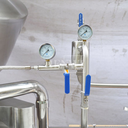 Henwi HWCM-VSC Vacuum Steam Cap Glass Bottle Tinplate Lid Capping Sealing Machine Metal Lid Capper Sealer Machine