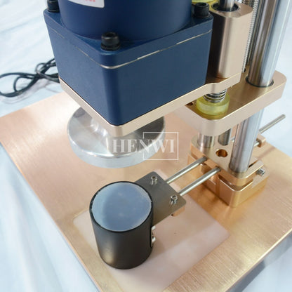 Máquina embotelladora de salsa en pasta granular semiautomática de 1 boquilla Henwi HWFM-S-HMF Máquina mezcladora horizontal de 1 cabezal para botellas