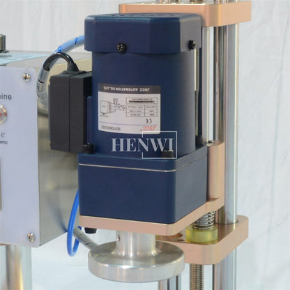 Máquina embotelladora de salsa en pasta granular semiautomática de 1 boquilla Henwi HWFM-S-HMF Máquina mezcladora horizontal de 1 cabezal para botellas