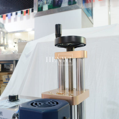 Máquina embotelladora de salsa en pasta granular semiautomática de 1 boquilla Henwi HWFM-S-HMF Máquina mezcladora horizontal de 1 cabezal para botellas