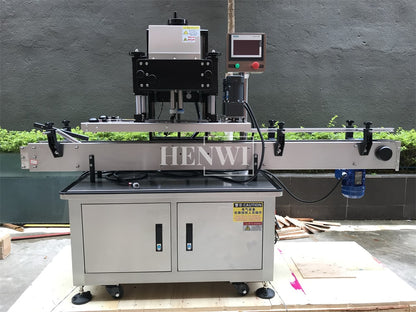 Henwi HWCM-W4 Automatic 4 Wheels Capper Bottle Screwing Capping Sealing Machine Cover Sealer