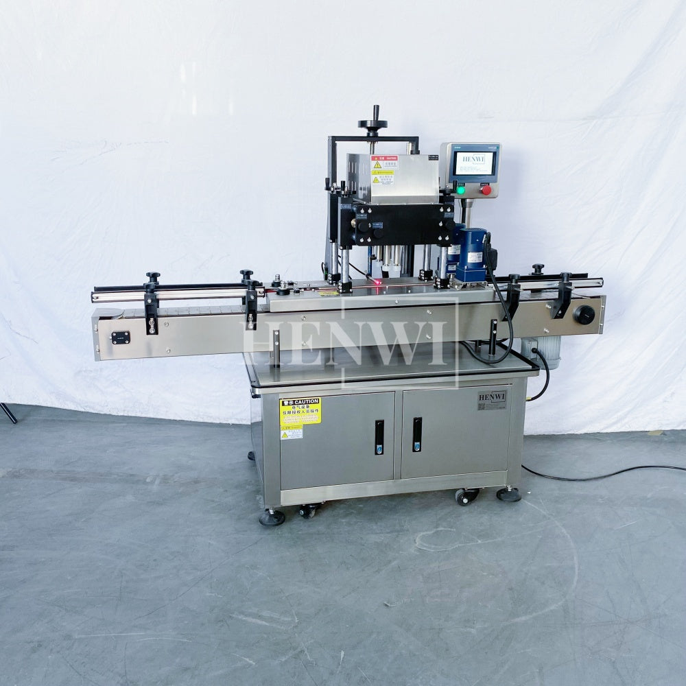 Henwi HWCM-W4 Automatic 1 Station 4 Wheels Capper Bottle Screwing Capping Sealing Machine Cover Sealer