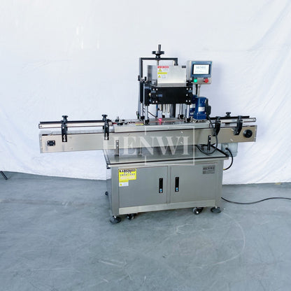 Henwi HWCM-W4 Automatic 1 Station 4 Wheels Capper Bottle Screwing Capping Sealing Machine Cover Sealer