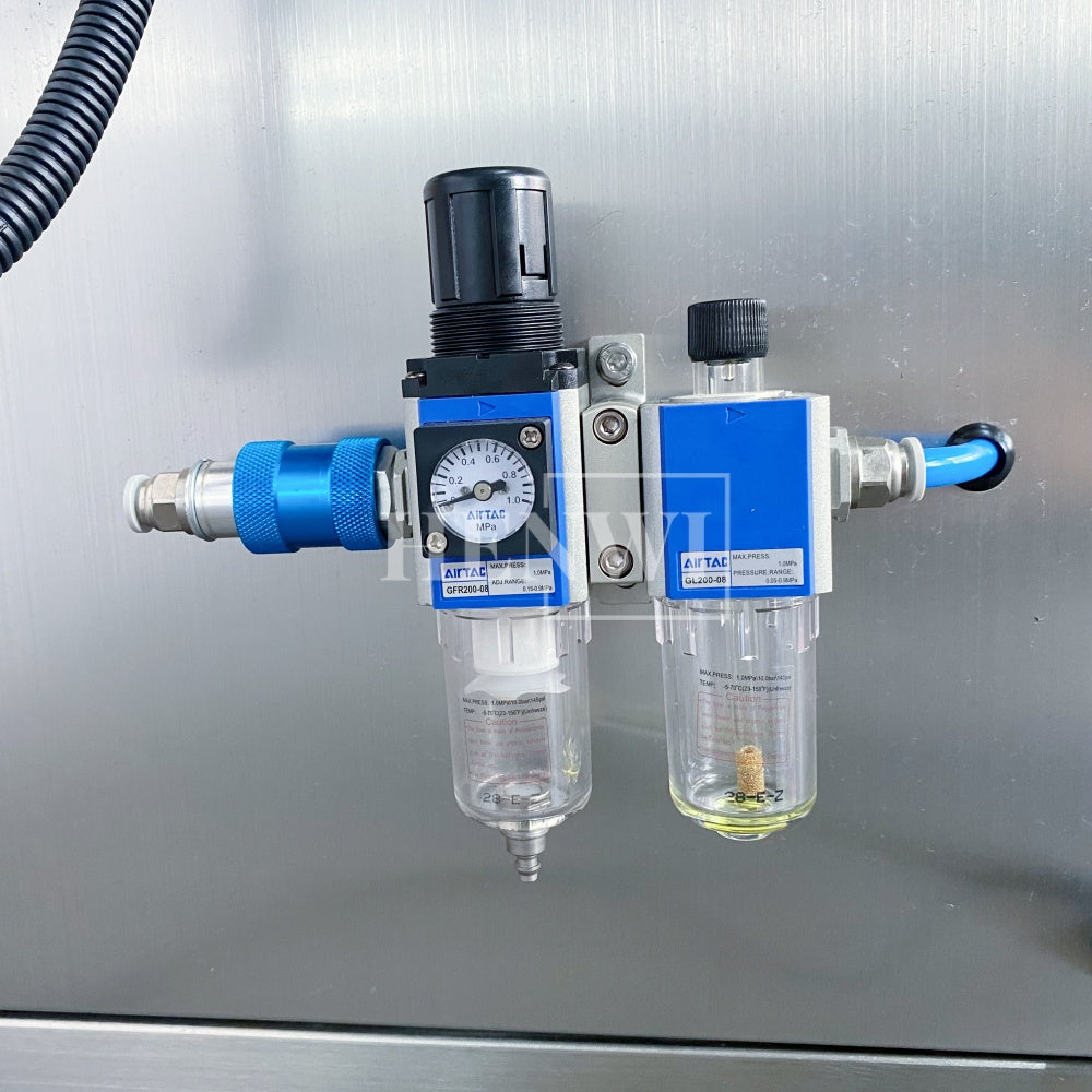 Henwi HWCM-W4 Automatic 1 Station 4 Wheels Capper Bottle Screwing Capping Sealing Machine Cover Sealer