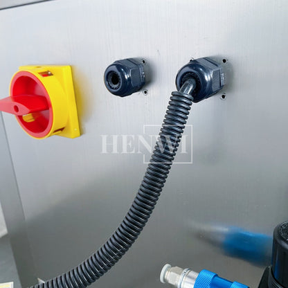 Henwi HWCM-W4 Automatic 1 Station 4 Wheels Capper Bottle Screwing Capping Sealing Machine Cover Sealer
