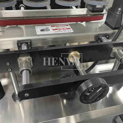 Henwi HWCM-W8 Automatic 8 Wheels High Speed Capper Bottle Screwing Capping Sealing Machine Cover Sealer