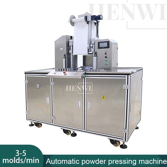 Henwi HWCZ-Automatic Powder Pressing Machine Concealer Palette Color Cosmetic Makeup Eye Shadow Pressor Press Compacting Equipment