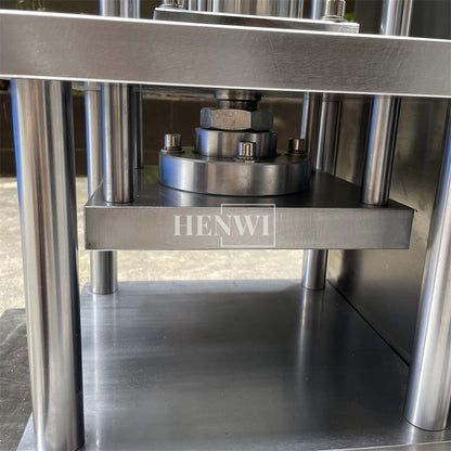 Henwi HWCZ-Desktop Powder Pressing Machine Blush Brow Bronzer Shimmering Pressed Based Power Highlight Cake Presser Equipment