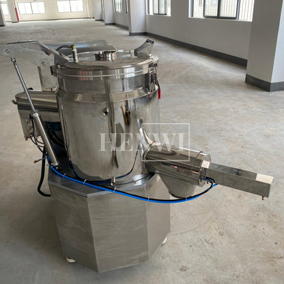 Henwi HWCZ-Powder Homogenizing Mixer Tank Ressuring Oil Spraying Powder Hitting Homogenizing Mixing Equipment Three Shaft Side-Beating Mixing Machine Tank