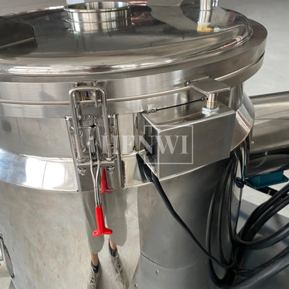 Henwi HWCZ-Powder Homogenizing Mixer Tank Ressuring Oil Spraying Powder Hitting Homogenizing Mixing Equipment Three Shaft Side-Beating Mixing Machine Tank