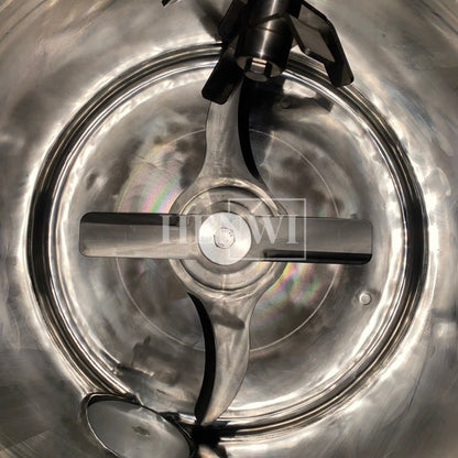 Henwi HWCZ-Powder Homogenizing Mixer Tank Ressuring Oil Spraying Powder Hitting Homogenizing Mixing Equipment Three Shaft Side-Beating Mixing Machine Tank