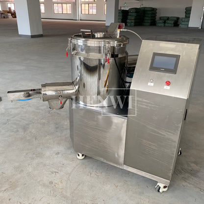 Henwi HWCZ-Powder Homogenizing Mixer Tank Ressuring Oil Spraying Powder Hitting Homogenizing Mixing Equipment Three Shaft Side-Beating Mixing Machine Tank