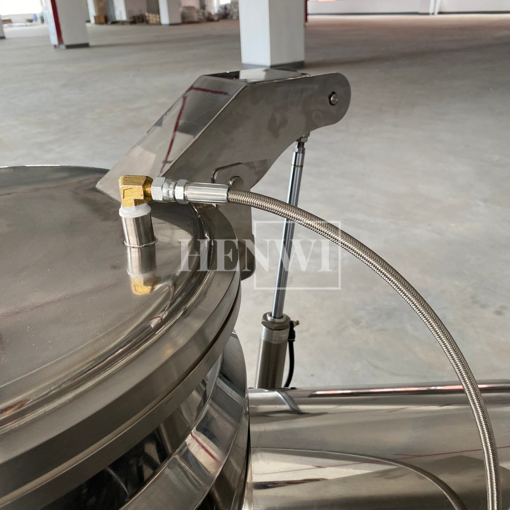 Henwi HWCZ-Powder Homogenizing Mixer Tank Ressuring Oil Spraying Powder Hitting Homogenizing Mixing Equipment Three Shaft Side-Beating Mixing Machine Tank