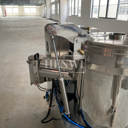 Henwi HWCZ-Powder Homogenizing Mixer Tank Ressuring Oil Spraying Powder Hitting Homogenizing Mixing Equipment Three Shaft Side-Beating Mixing Machine Tank