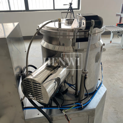Henwi HWCZ-Powder Homogenizing Mixer Tank Ressuring Oil Spraying Powder Hitting Homogenizing Mixing Equipment Three Shaft Side-Beating Mixing Machine Tank
