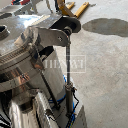 Henwi HWCZ-Powder Homogenizing Mixer Tank Ressuring Oil Spraying Powder Hitting Homogenizing Mixing Equipment Three Shaft Side-Beating Mixing Machine Tank