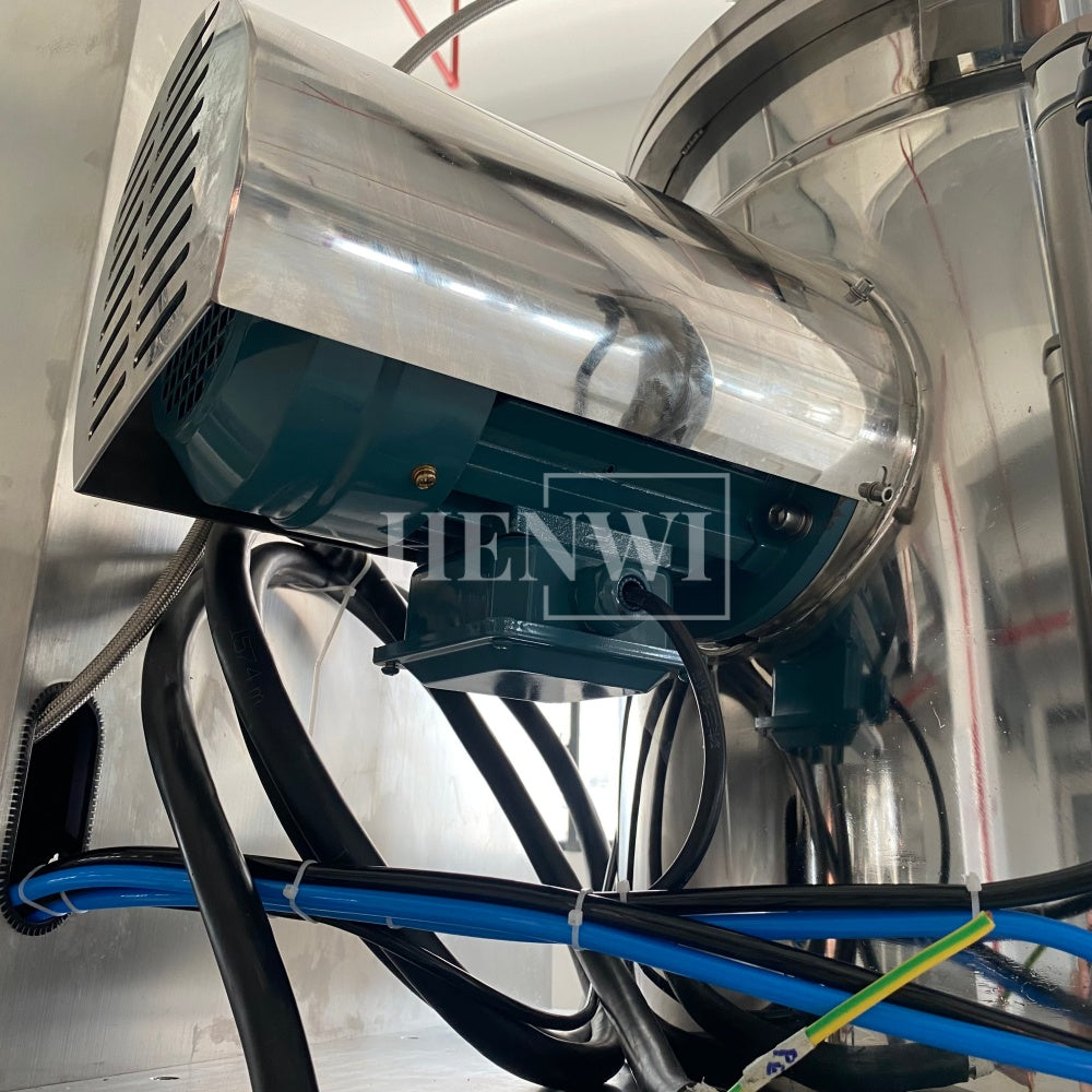 Henwi HWCZ-Powder Homogenizing Mixer Tank Ressuring Oil Spraying Powder Hitting Homogenizing Mixing Equipment Three Shaft Side-Beating Mixing Machine Tank