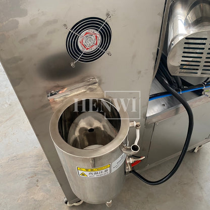 Henwi HWCZ-Powder Homogenizing Mixer Tank Ressuring Oil Spraying Powder Hitting Homogenizing Mixing Equipment Three Shaft Side-Beating Mixing Machine Tank