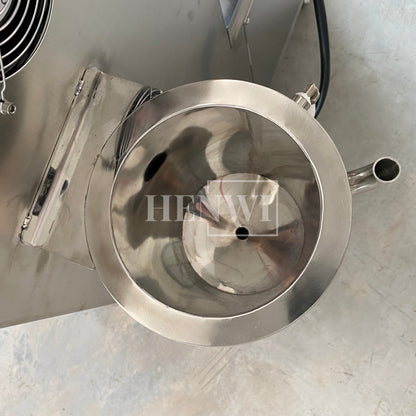 Henwi HWCZ-Powder Homogenizing Mixer Tank Ressuring Oil Spraying Powder Hitting Homogenizing Mixing Equipment Three Shaft Side-Beating Mixing Machine Tank
