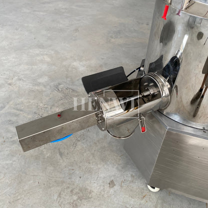 Henwi HWCZ-Powder Homogenizing Mixer Tank Ressuring Oil Spraying Powder Hitting Homogenizing Mixing Equipment Three Shaft Side-Beating Mixing Machine Tank