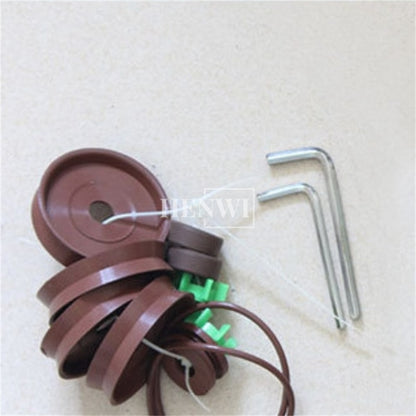 Henwi HWFF-2 Nozzles Vertical Corrosion Proof Filler Strong Acid Liquid Kitchen Toilet Cleaner Pesticide Bleach PP Filling Machine