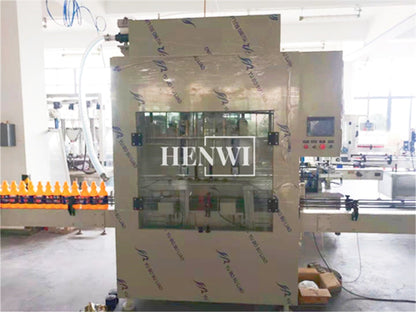 Henwi HWFF-4-32 Nozzles Anti Corrosive Automatic Filler Rust Disinfectant Remover Kitchen Toilet Cleaner Bleach Liquid Alkaline Filling Machine