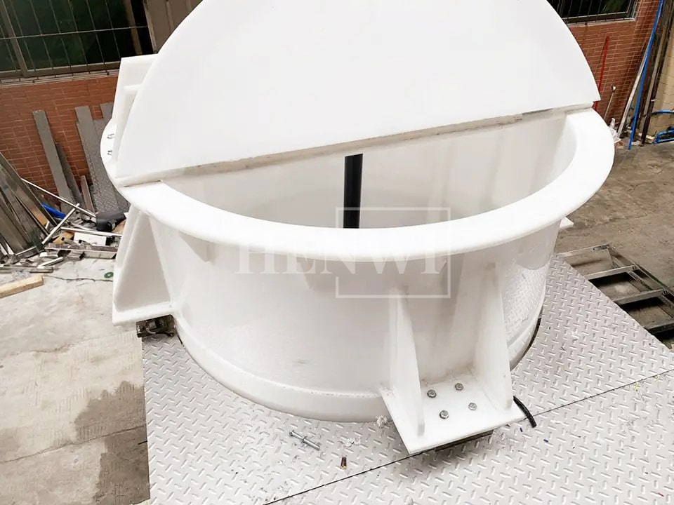 Henwi HWFF-PP Mixer Machine Tank Corrosion Resistance Mixing Machine Anti Corrosive Rust Remover Kitchen Toilet Cleaner Bleach Liquid