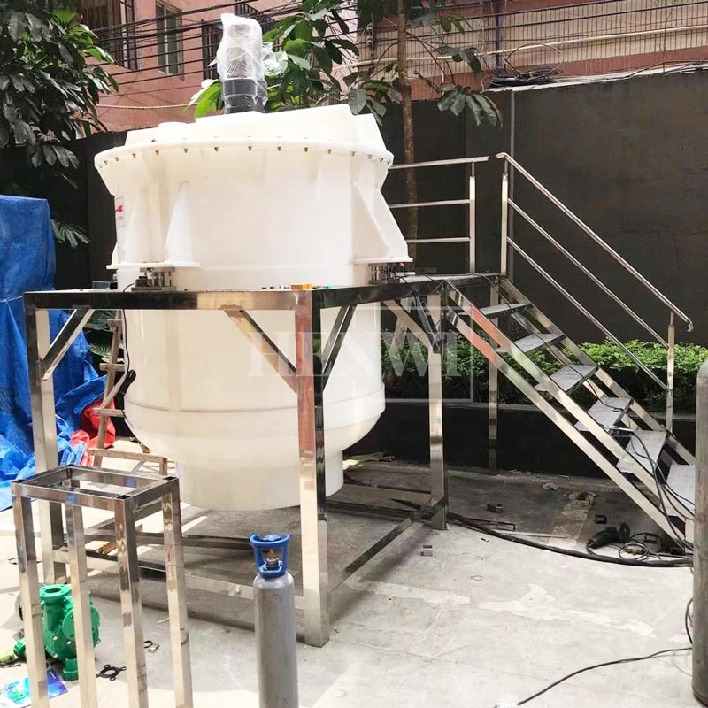 Henwi HWFF-PP Mixer Machine Tank Corrosion Resistance Mixing Machine Anti Corrosive Rust Remover Kitchen Toilet Cleaner Bleach Liquid