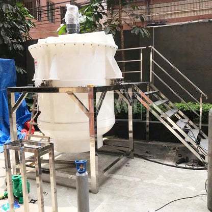 Henwi HWFF-PP Mixer Machine Tank Corrosion Resistance Mixing Machine Anti Corrosive Rust Remover Kitchen Toilet Cleaner Bleach Liquid