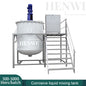 Henwi HWFCL- Full Auto Acid / Alkaline Liquid Chemical Disinfectant Water-Based Pesticide PP Mixer Machine Tank Corrosion Resistance Mixing Machine Anti Corrosive Filling Capping Labeling Machine Production Line