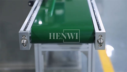 Henwi HWFM-F-CTF 1 Nozzle Full-Auto Constant Temperature Liquid Mixing Heating Bottling Filling Machine One Head Bottle Filler With Mixer Heater With Conveyor Belt
