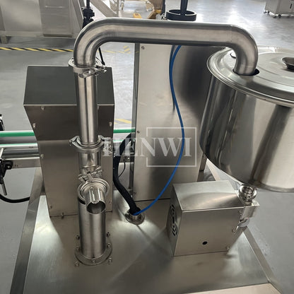 Henwi HWFM-G-1 One Nozzle Gear Pump Model Automatic Liquid Bottling Filling Packing Machine 1 Head Bottle Filler