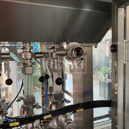 Henwi HWFM-P-8 Eight Nozzles Automatic Liquid Bottling Filling Packing Machine 8 Heads Bottle Filler
