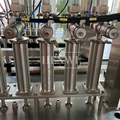 Henwi HWFM-P-8 Eight Nozzles Automatic Liquid Bottling Filling Packing Machine 8 Heads Bottle Filler