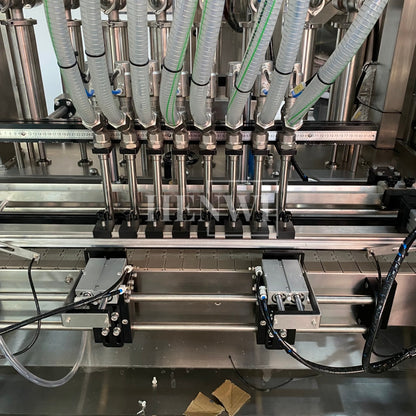 Henwi HWFM-P-8 Eight Nozzles Automatic Liquid Bottling Filling Packing Machine 8 Heads Bottle Filler