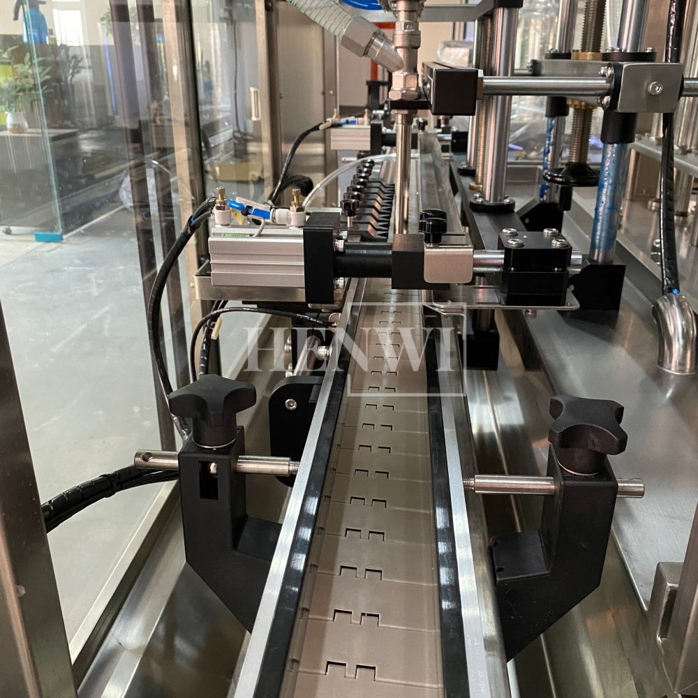 Henwi HWFM-P-8 Eight Nozzles Automatic Liquid Bottling Filling Packing Machine 8 Heads Bottle Filler