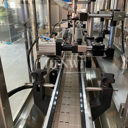 Henwi HWFM-P-8 Eight Nozzles Automatic Liquid Bottling Filling Packing Machine 8 Heads Bottle Filler