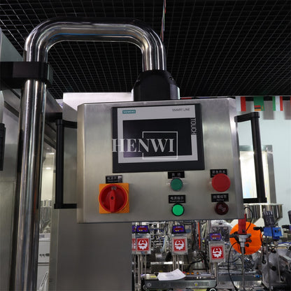 Henwi HWFM-T-2 Two Nozzles Tracking Model Automatic Liquid Bottling Filling Packing Machine 2 Heads Bottle Moving Filler