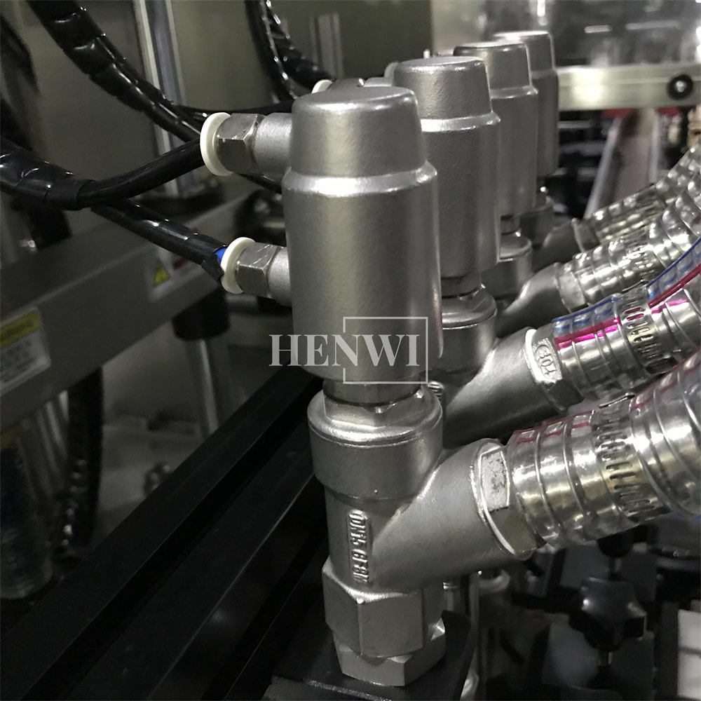 Henwi HWFM-P-8 Eight Nozzles Automatic Liquid Bottling Filling Packing Machine 8 Heads Bottle Filler